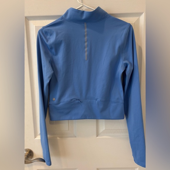 Yogalicious Lux Blue Half-Zip Jacket - Picture 3 of 3